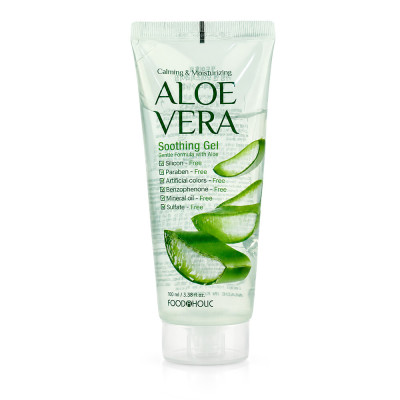 Foodaholic/Aloe Vera/SOOTHING GEL/100ml/Tube/Portable/Soothing