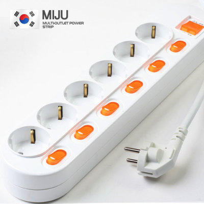 Korean/Multi Plugs/1.5M/Home Electronic Appliances/Office/Computer/Industrial/Electricity