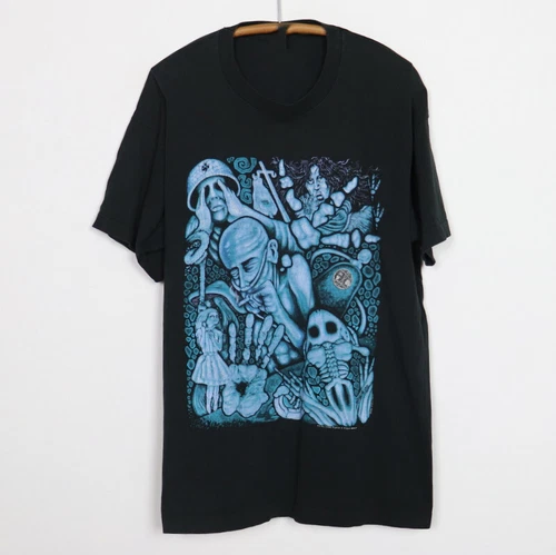 1993 Alice In Chains Tour Black Short Sleeve All Size Shirt AC882