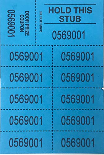 Auction Tickets-10 Number-500ct (Green)