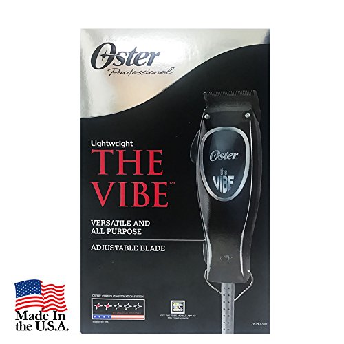 Oster Professional The Vibe All Purpose Clipper, Black - Made In USA - 000 to 1