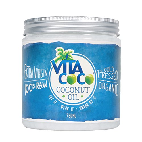 Vita Coco Organic Coconut Oil 250 ml, Extra Virgin, Gluten Free, Use as Cooking Oil, Skin Moisturiser or Hair Shampoo