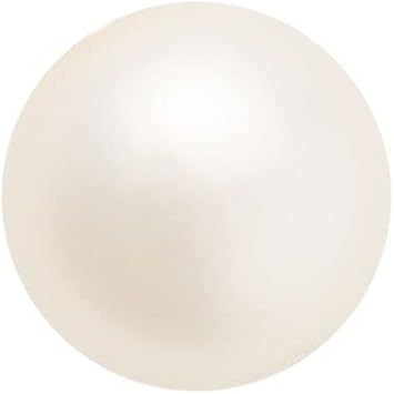 500 Pieces 5mm Preciosa Maxima Nacre Pearl, Light Creamrose