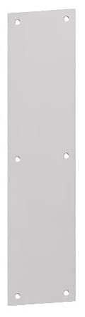 Hager 052481 30S 4" x 16" US28 Square Corner - Beveled Push Plate