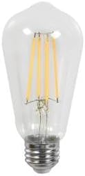 Maxlite F8ST19DLED927/JA81 8.5W ST19 Dimmable LED Bulb Enclosed Clear Filament, JA8 Listed - CRI 90, 2700K, 60W Equivalent, 800 Lumens, LED Light Bulbs