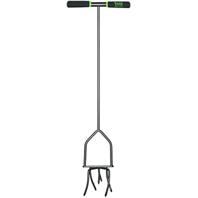 Yard Butler Twist Tiller garden cultivator & hand tiller heavy duty garden claw hand tool - ITNT-4