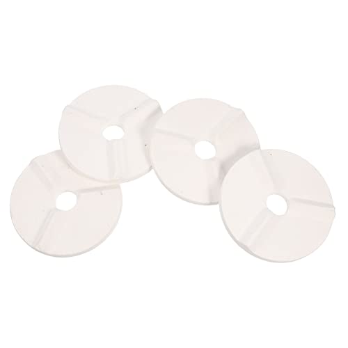 CIMAXIC 4pcs Ceramic Pottery Kiln Mat High-Temperature Refractory Support Pads for Clay Firing Reliable Glazing Tools for Insulation Kiln Applications