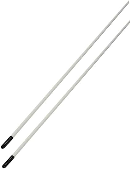 Wuchieal's Flex rods for worship flags,worship flag rods,praise dance worship flag flexi-rods,durable flags rods (1 Pair, 120CM/47.24inch)
