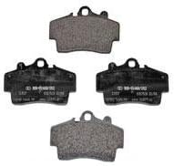 for Porsche 987 (05-08 base) Brake Pad Set Front TEXTAR friction pads