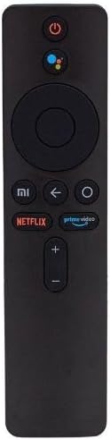 Xiaomı Mi TV Stick/MI Box 4S 4K için uzaktan kumanda, Xiaomı Mi TV Stick için Bluetooth ve sesli kumandalı yedek uzaktan kumanda BC-308F +