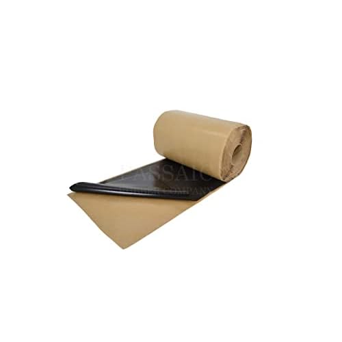 EPDM Peel and Stick Roofing Patch with Butyl Sticky Back Adhesive Coating 12 Inch X 50 Feet X .045 Inch