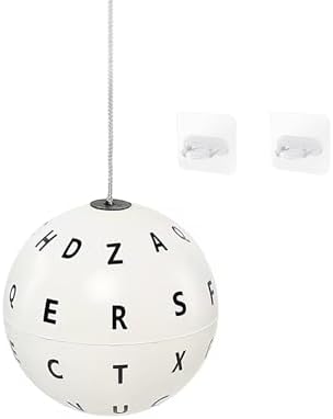 Balls for Hand-Eye Coordination and Visual Training 1 Colors 9 cm Diameter Stereo Visual Training 1pcs (1,White)