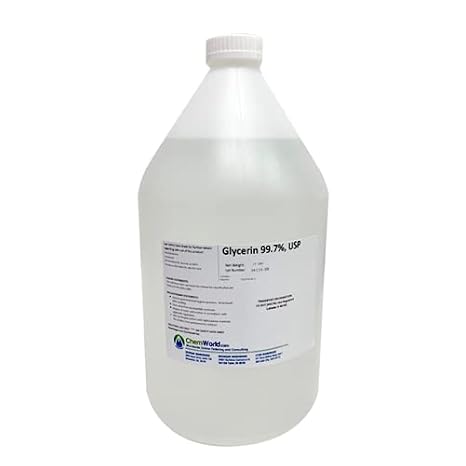 ChemWorld USP Vegetable Glycerin - Vegetable Glycerine USP - Vegetable Glycerin USP - Glycerin USP - USP Grade Glycerin - USP Glycerin - 1 Gallon