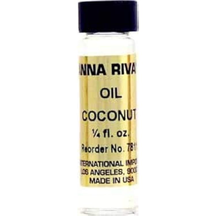 INDIO Anna Riva Oil-Coconut 14oz~ for Anointing Candles, Charms & Altar Tools