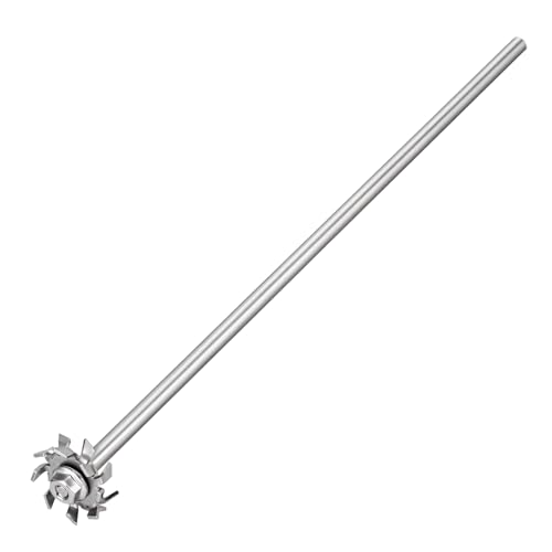 YUCHENGTECH Dispersing Disc Dispersion Impeller Dispersing Machine Blade Paddle Impeller Stainless Steel 3cm Disc with 7X300mm Rod 1.18disc with 0.27X11.8Rod