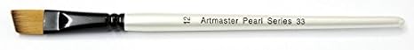 Artmaster Pearl Watercolour Brush , Angle Brushes , 6 Sizes Available (12)