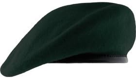 TheSupplyRoom Unlined Beret with Leather Sweatband