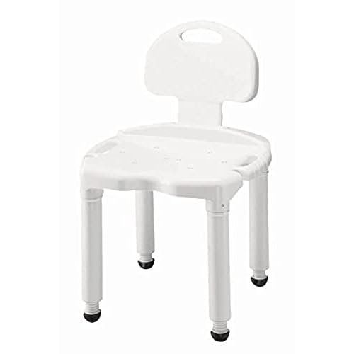 Carex 74500 Universal Bath Seat with Back, Bench