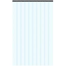 Awoco 60" W x 84" H 0.08" Thick Smooth Freezer Strip Curtain Door Kit with MaxBullet HTP Mounting Hardware, NSF/USDA -40F Flexible Low Odor, Made in USA by Aleco