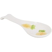 Ceramic Spoon Rest Kitchen Ladle and Spoon Holder - Cactus