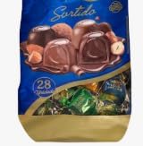 Surtido Assorted Chocolate Bonbons with Hazelnut, Fondant, Praline and Almond, 330g, 28 Pieces. Pack de 2