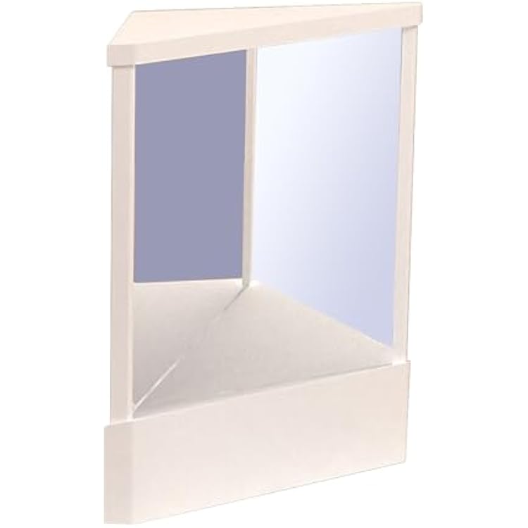 Non Reversing Mirror Precision True Vanity Makeup Mirror Non Magnifying Tabletop Mirrors Real Reflections Beauty Mirror for Makeup Hair Styling Grooming Facial Correction White S