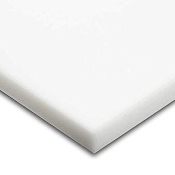 SIBE-R PLASTIC SUPPLY PVC Plastic Closed Cell Expanded Sheet 1/8" (3mm) x 24" x 36" - White (5 Pack)