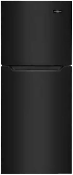 Frigidaire 11.6 Cu. Ft. Compact ADA Top Freezer Refrigerator in Black with Electronic Control Panel, Reversible Door Swing, ENERGY STAR