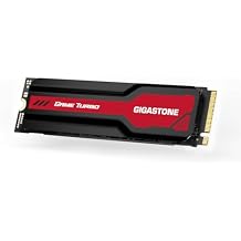 Gigastone Game Turbo PCIe Gen4x4 SSD 4TB, Speed Up to 7,300MB/s, Heat Sink, with SLC Caching Gaming/PC/Desktop/Laptop M.2 NVMe PCIe 4.0 2280 Internal Solid State Drive