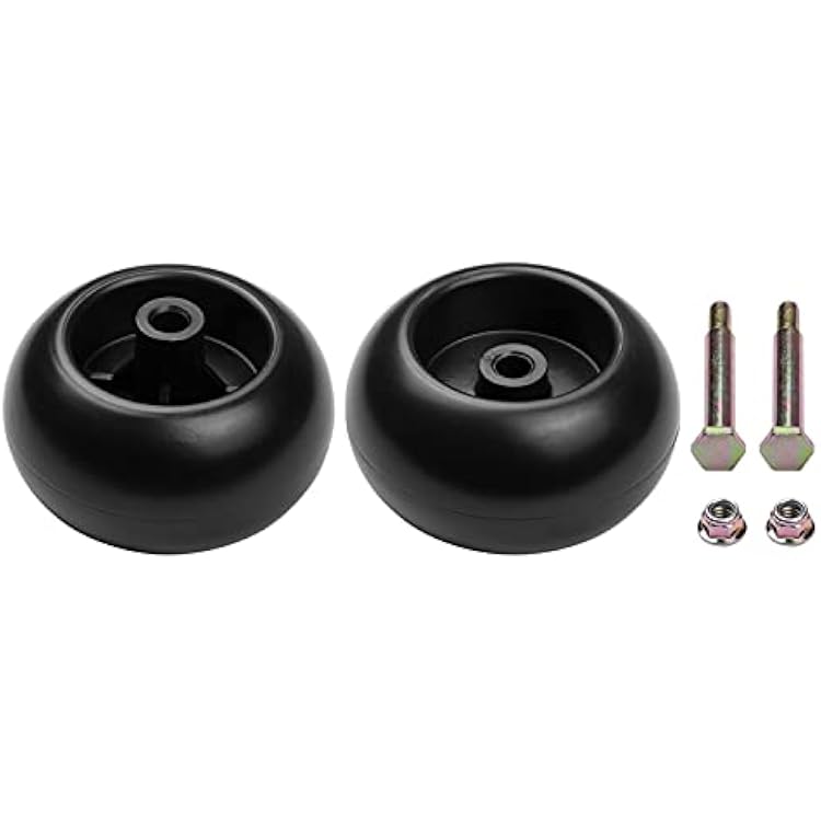 Deck Wheels Fit for Craftsman Mower - Deck Rollers Gauge Wheel Compatible with Craftsman HU Cub Cad JD Lawn Mower Tractor, Work with 54 48 Deck, Replaces 753-04856A 133957 734-03058