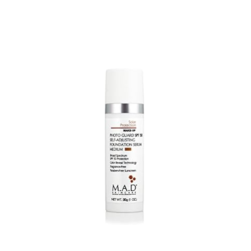 M.A.D Skincare Photo Guard SPF 50 Broad Spectrum Self-Adjusting Foundation Serum - Medium - by Maximum Active Dermaceuticals 1oz