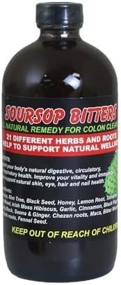 Generic Soursop Bitters 16oz Immune Support Natural Bitter Soursop with Botanical Extracts