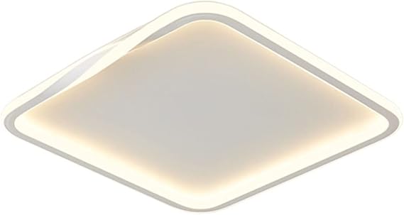Modern Bedroom Ceiling Light Fixture Indoor Flush Light LED Ceiling Lamp Trichromatic Dimming for Bedroom, Kitchen, Living Room, Closet, Stairwell Close to Ceiling Lights Side Eeiling Lighting