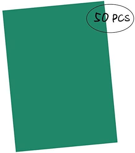 50 Pcs Carbon Transfer Paper Tracing Paper 11.7"8.3" for Transfer Pattern on Wood, Paper, Canvas (Green)