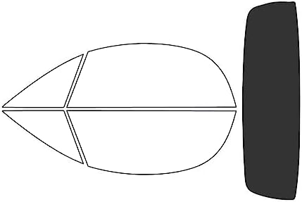 Rvinyl Window Tint Kit Compatible with Audi TT 2001-2006 (Convertible) - Rear Windshield Precut Kit - 20%
