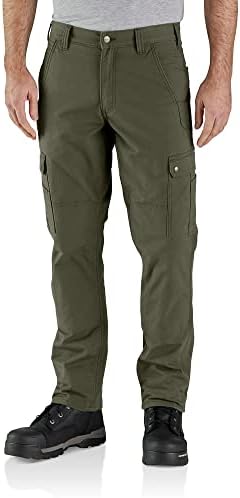 Carhartt Mens Relaxed Straight Ripstop Double-Front Lined Cargo Pant