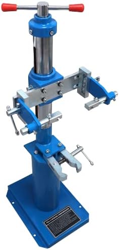 HTTMT- Heavy Duty Hydraulic Vehicle Auto Spring Compressor Hand Operate Spring Coil Compressor Jack Compression Strut Rising Handle (Maximum Height 16.92" (430 mm) [P/N: ET-CAR-FIX003A-Blue]