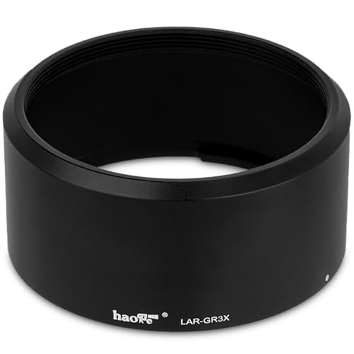 Haoge LAR-GR3X Lens 49mm UV Filter Adapter Ring for RICOH GR3XGRIIIX HDF Digital Compact Camera for GT-2 GW4 Wide Conversion Lens Replaces GA-2