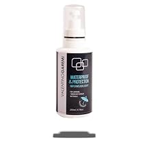 Waterproof Protector Spray 6.76 Oz Leather, Suede, Nubuck & Fabric Water Repellent Treatment for Shoes, Boots, Jackets, Bags & Accessories Made in Italy