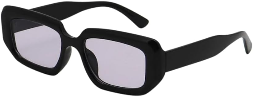 Mad Shade Sunglasses for Men & Women, Modern Classic Square Retro Fashion Shade with UV400 Protection, Oversized Bold Black