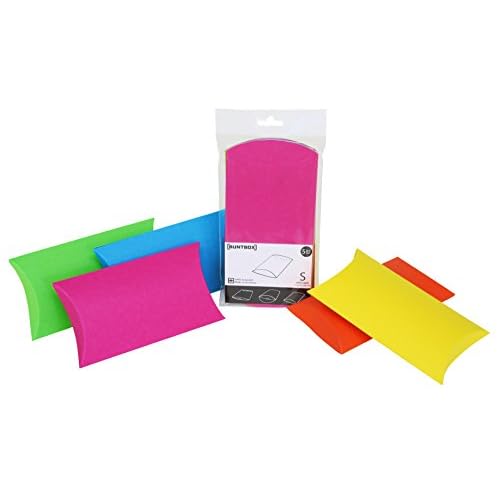 Kissenschachtel of 5 Funky Colour Set Pack, Small, 16 x 11 x 3 CM, funkyfarben