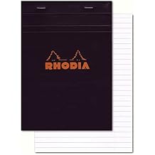 Rhodia Notepad, No12 A7+, Lined - Black