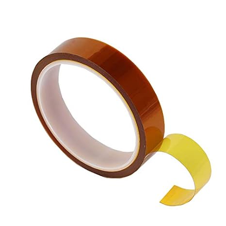 EQUTY BAYMERS 1 Roll 20mm X 33m 108ft Heat Vinyl Press Tape,Heat Resistant Sublimation Tape for Heat Transfer,High Temperature Tape for Electronics Masking,Soldering, Protecting Circuit Board