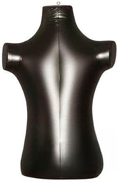 Inflatable Mannequin, Child Torso, Black, 1 Pack