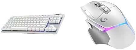 Logitech G Pro X TKL Lightspeed Wireless Gaming Keyboard (Tactile) + G502 X Plus Lightspeed Wireless Gaming Mouse Bundle - White