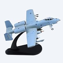 A-10 Thunderbolt II Warthog Attack Plane Fighter Military Model 1/100 Diecast Plane Model for Collection or Gift