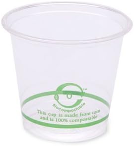 World Centric's 100% Biodegradable, 100% Compostable PLA 6oz Cold Cup (Package of 400)