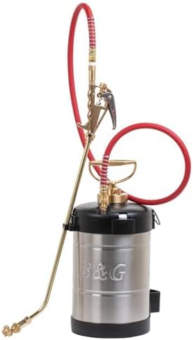 B&G Primeline 1 Gallon Stainless Sprayer (N124-CC-18) & Crack & Crevice Tip