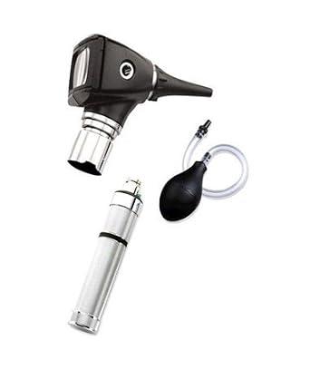 Welch Allyn 25021+71000-A 3.5v Diagnostic Otoscope Set with Insufflator and Rechargeable Handle