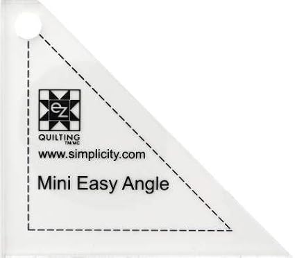 EZ Quilting Simplicity Jelly Roll Ruler - Mini Acrylic Template (Mini Easy Angle Triangle)